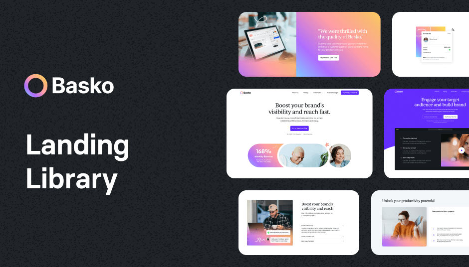 Basko Tailwind Template